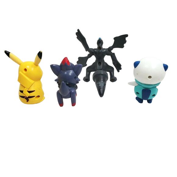 Lot 4 Pokemon Pikachu, Zorua, Zekrom, Oshawott Figure Nintendo McDonalds 2011 - Picture 5 of 10